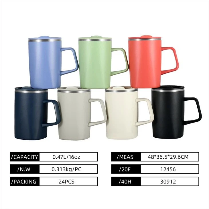 16 Oz Vacuum Insulated Coffee Mugs With Handles price