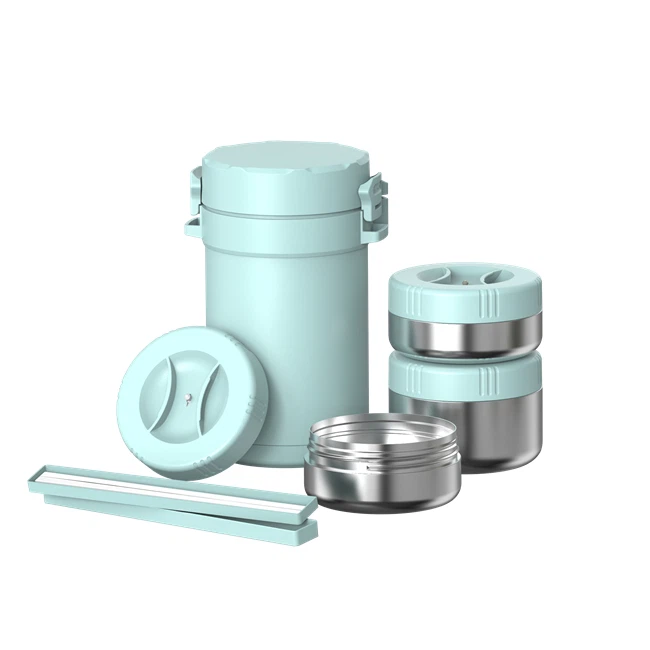 3 Layer Stainless Steel Food Jar