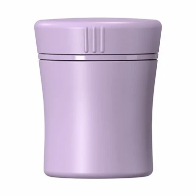 Lebensmittelbehälter aus Edelstahl mit Schraubverschluss